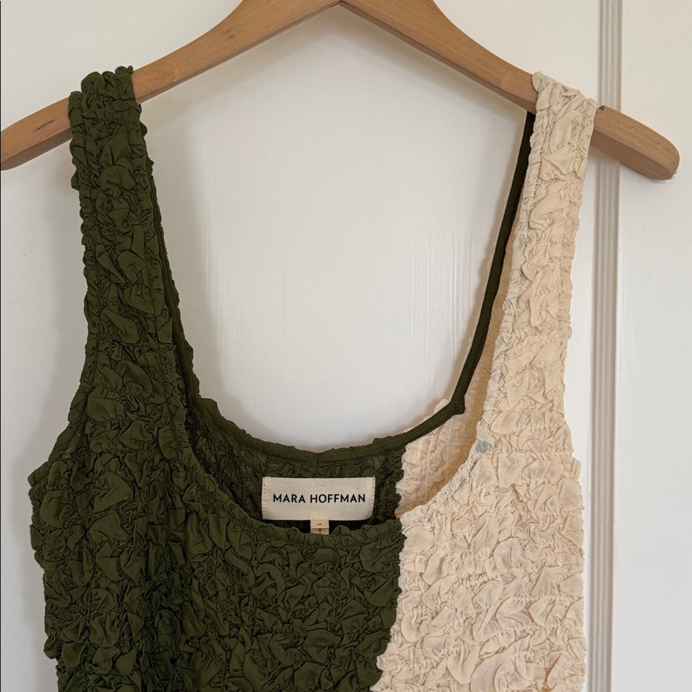 NWOT Mara Hoffman FULL CIRCLE SLOAN Popcorn DRESS  Sz M - Picture 5 of 9
